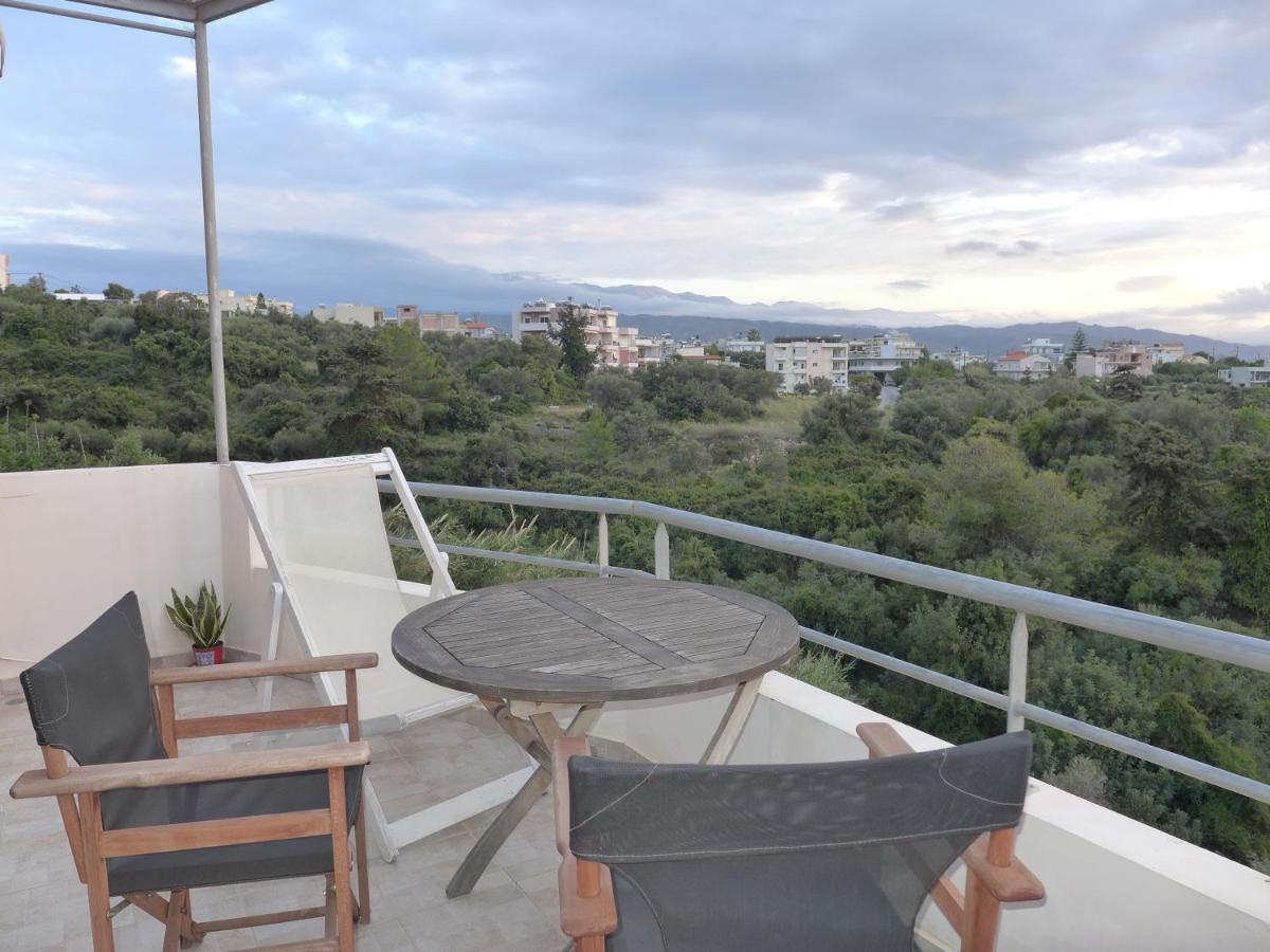 Wide-View & Quiet Apartment Chania La Canea Exterior foto