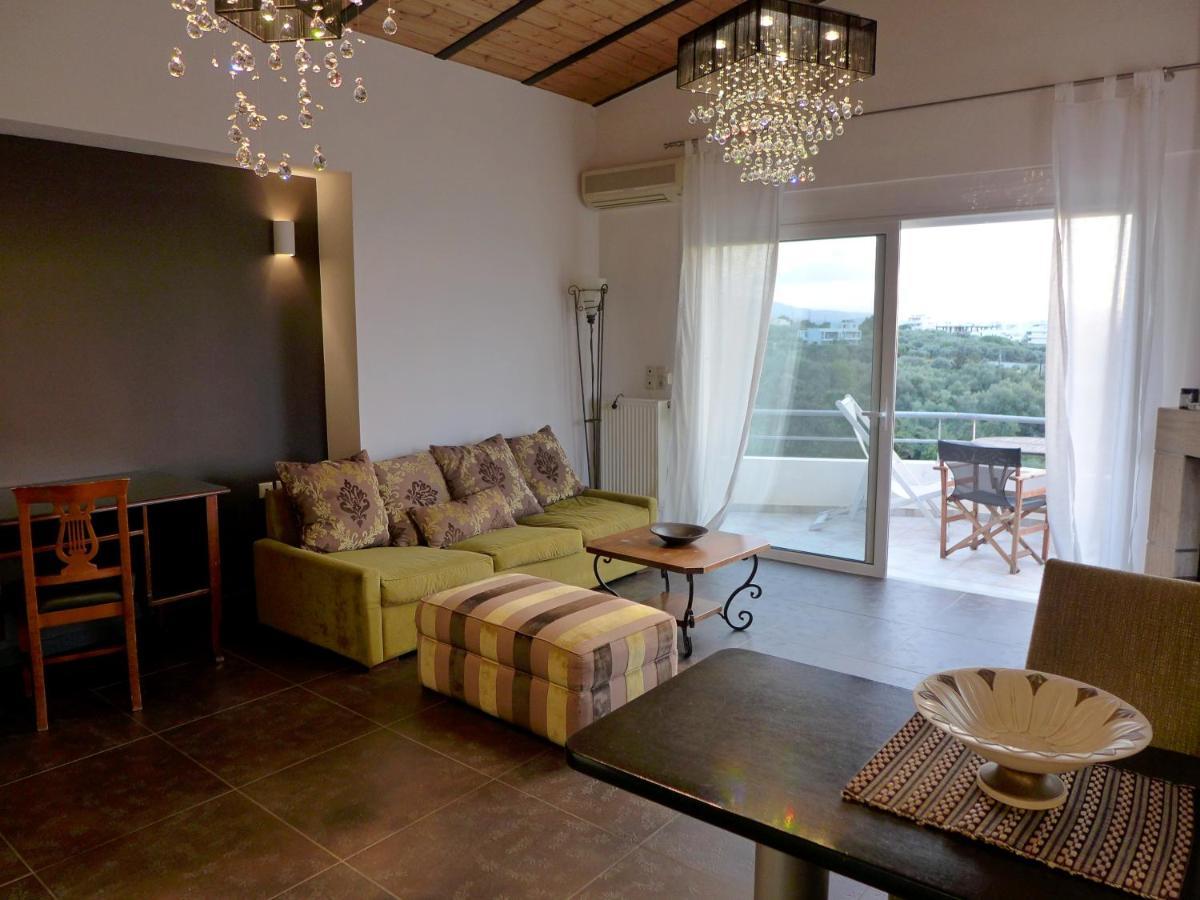 Wide-View & Quiet Apartment Chania La Canea Exterior foto